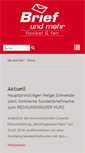 Mobile Screenshot of briefundmehr.de